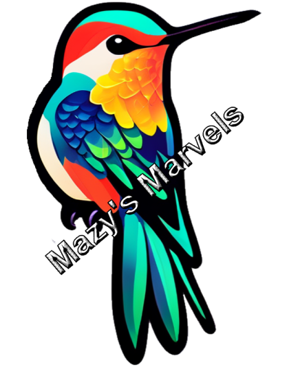 Pretty Hummingbird Sticker 3