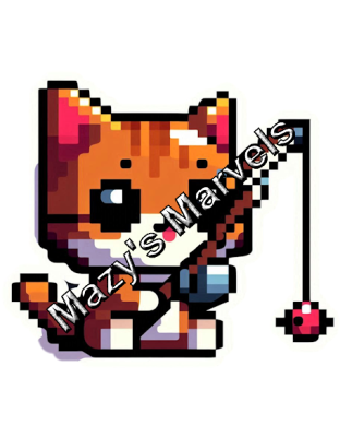 Retro Pixel Kitten Sticker 5