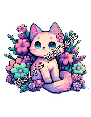 Retro Pixel Kitten Sticker 9