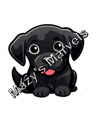 Cute Little Black Lab Sticker 4
