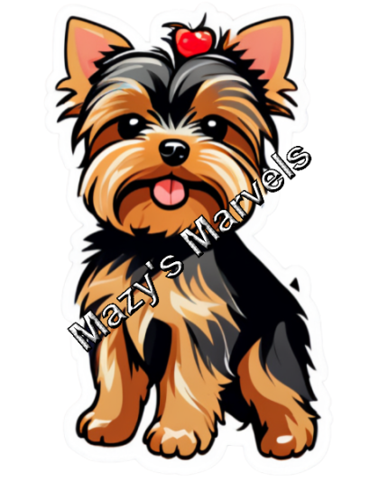 Tiny Yorkie Sticker 1