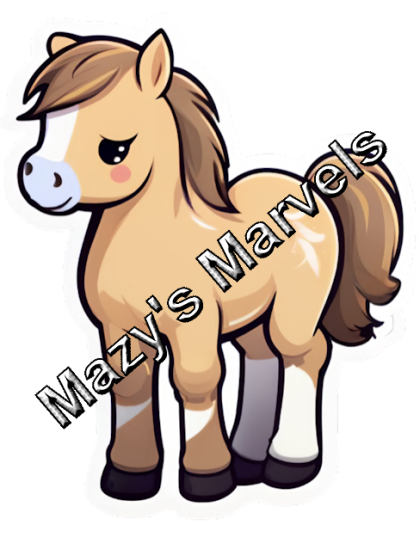 Cute Little Foal Sticker 1