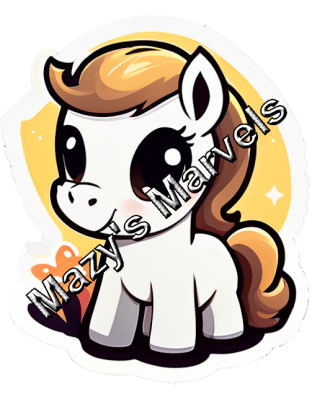 Cute Little Foal Sticker 3