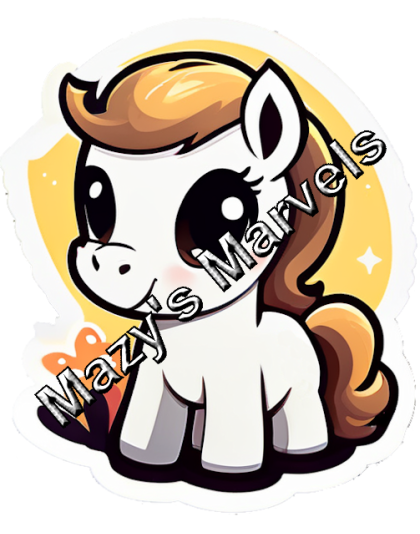 Cute Little Foal Sticker 3