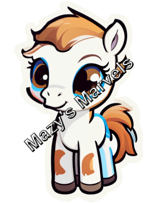 Cute Little Foal Sticker 6