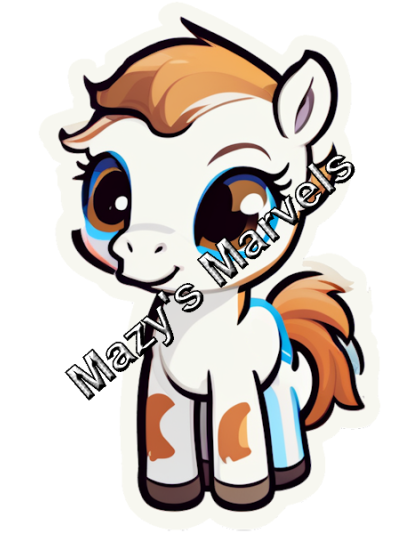 Cute Little Foal Sticker 6