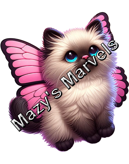 Siamese Kitten with Pink Butterfly Wings Sticker 2