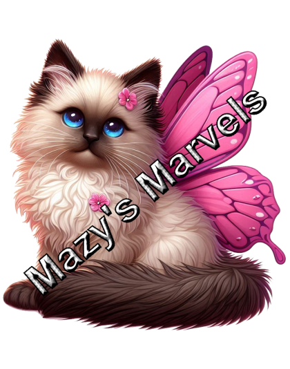 Siamese Kitten with Pink Butterfly Wings Sticker 4