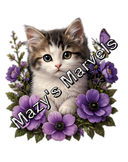 Kitten in Flowers Sticker 18